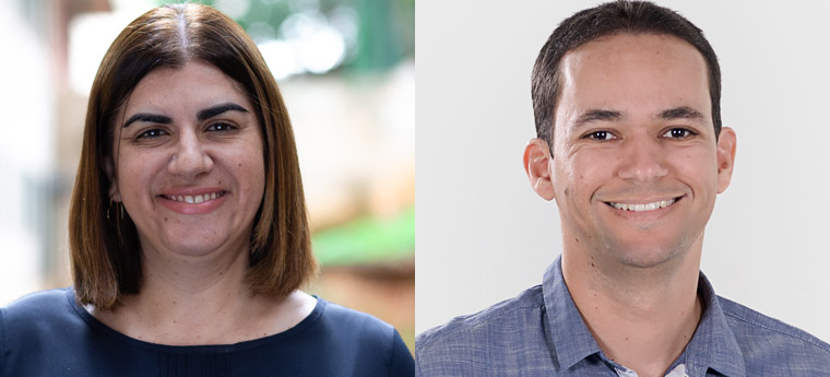 Professores Débora Garofalo e Jayse Ferreira